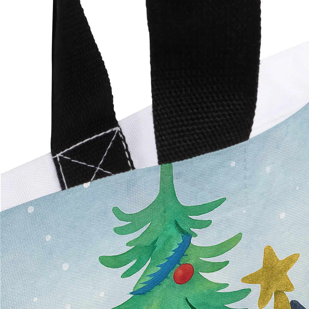 Shopper penguin Christmas tree Design Alltagstasche, Freizeittasche, Schultasche, Tragebeutel, Shopper, Einkaufstasche, Strandtasche, Einkaufsbeutel, Schulbeutel, Beutel, Tasche, Winter, Weihnachten, Weihnachtsdeko, Nikolaus, Advent, Heiligabend, Wintermotiv, Pinguin