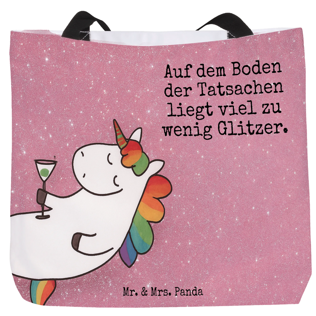 Shopper Einhorn Cocktail Design Beutel, Einkaufstasche, Tasche, Strandtasche, Einkaufsbeutel, Shopper, Schultasche, Freizeittasche, Tragebeutel, Schulbeutel, Alltagstasche, Einhorn, Einhörner, Einhorn Deko, Unicorn, Party, Spaß, Feiern, Caipirinha, Rum, Cuba Libre, Sekt, Freundin, Geburtstag, lustig, witzig, Spruch, Glitzer