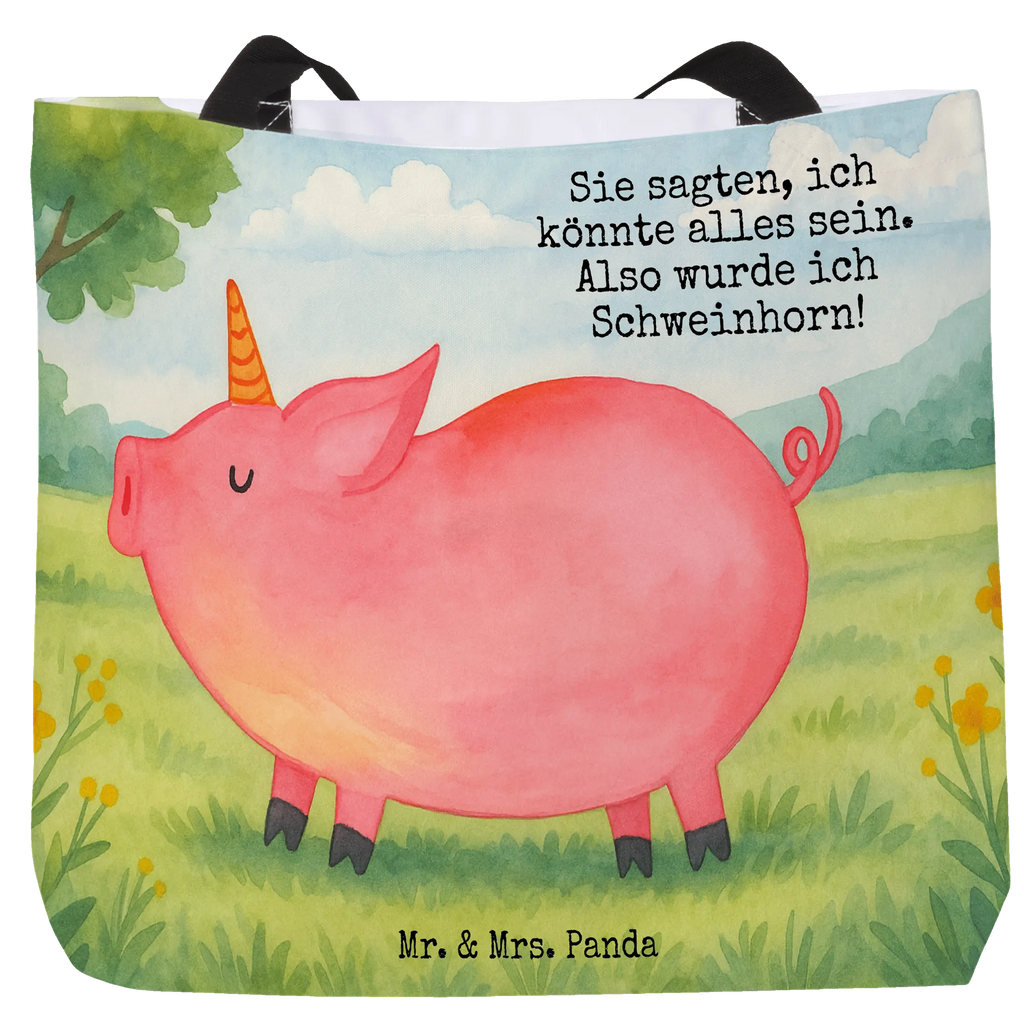 Shopper Einhorn Schwein Design Beutel, Einkaufstasche, Tasche, Strandtasche, Einkaufsbeutel, Shopper, Schultasche, Freizeittasche, Tragebeutel, Schulbeutel, Alltagstasche, Einhorn, Einhörner, Einhorn Deko, Unicorn, Party, Spaß, Schwein, Schweinhorn, Bauer, witzig. lustig, Spruch, geschenk, Pig, Piggy, funny, english, englisch