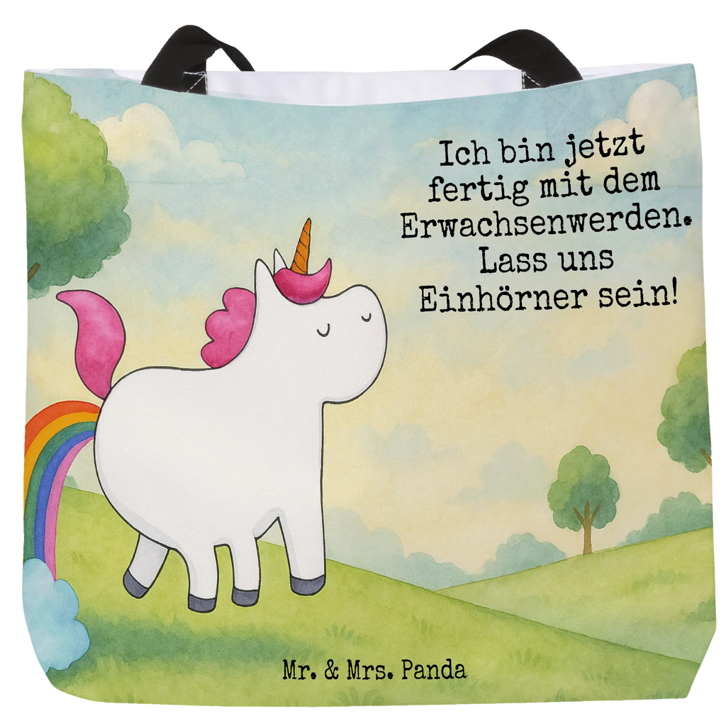 Shopper unicorn fart Design Beutel, Einkaufstasche, Tasche, Strandtasche, Einkaufsbeutel, Shopper, Schultasche, Freizeittasche, Tragebeutel, Schulbeutel, Alltagstasche, Einhorn, Einhörner, Einhorn Deko, Unicorn, Pups, Regenbogen, Glitzer, Einhornpower, Erwachsenwerden, Spaß, lustig, Freundin