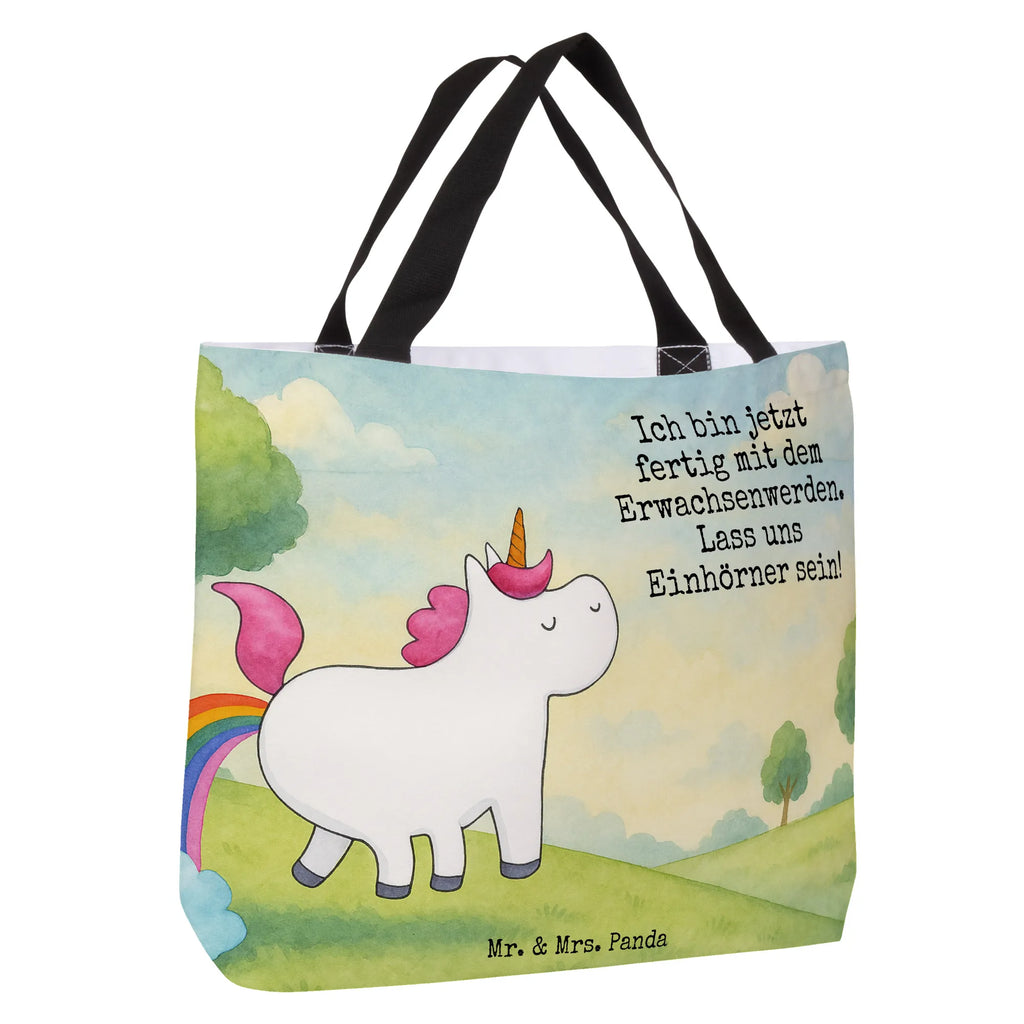 Shopper unicorn fart Design Beutel, Einkaufstasche, Tasche, Strandtasche, Einkaufsbeutel, Shopper, Schultasche, Freizeittasche, Tragebeutel, Schulbeutel, Alltagstasche, Einhorn, Einhörner, Einhorn Deko, Unicorn, Pups, Regenbogen, Glitzer, Einhornpower, Erwachsenwerden, Spaß, lustig, Freundin