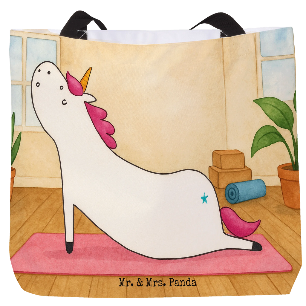 Shopper unicorn yoga Design Tragebeutel, Schulbeutel, Strandtasche, Tasche, Beutel, Freizeittasche, Alltagstasche, Schultasche, Shopper, Einkaufsbeutel, Einkaufstasche, Einhorn, Einhörner, Einhorn Deko, Unicorn, süß, Yoga, Joga, lustig, Achtsamkeit, witzig, Sport, Yogamatte, Entspannung, Namaste