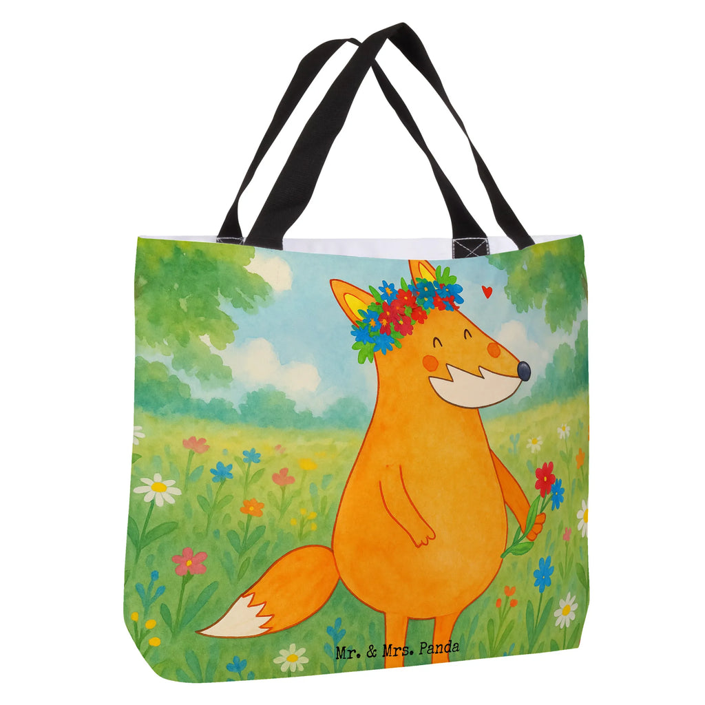 Shopper lis Kwiaty Design Beutel, Einkaufstasche, Tasche, Strandtasche, Einkaufsbeutel, Shopper, Schultasche, Freizeittasche, Tragebeutel, Schulbeutel, Alltagstasche, Fuchs, Füchse, Fox, Liebe, Freundin, Fuchsmädchen, Blumenmädchen, Freundinnen, Liebesbeweis, Blume, Blumen, Motivation, Freude, ich, mich, Selbstliebe