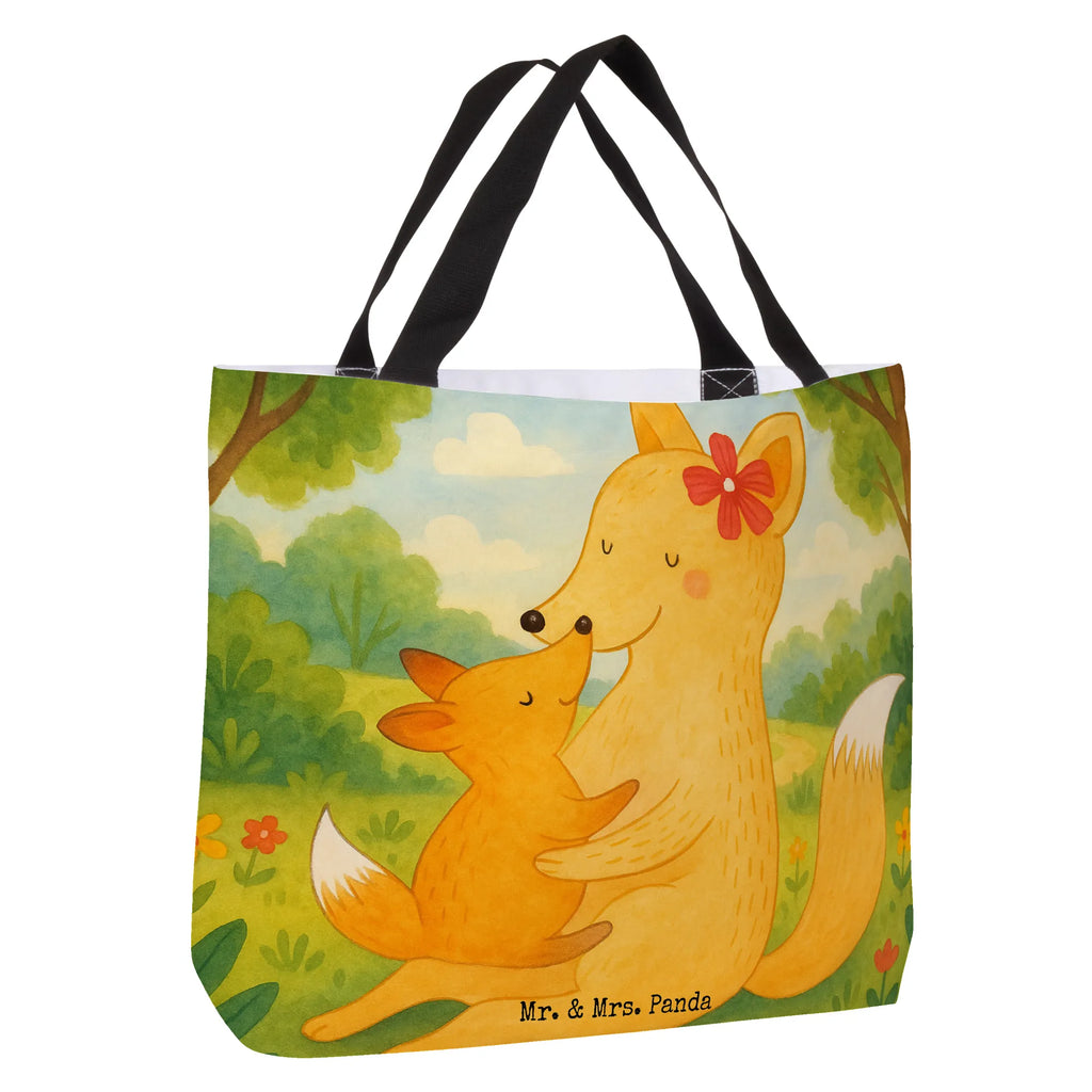 Shopper Fuchs Mama Design Beutel, Einkaufstasche, Tasche, Strandtasche, Einkaufsbeutel, Shopper, Schultasche, Freizeittasche, Tragebeutel, Schulbeutel, Alltagstasche, Familie, Vatertag, Muttertag, Bruder, Schwester, Mama, Papa, Oma, Opa, Mutter, Tochter, Lieblingstochter, Beste Tochter, Geschenk