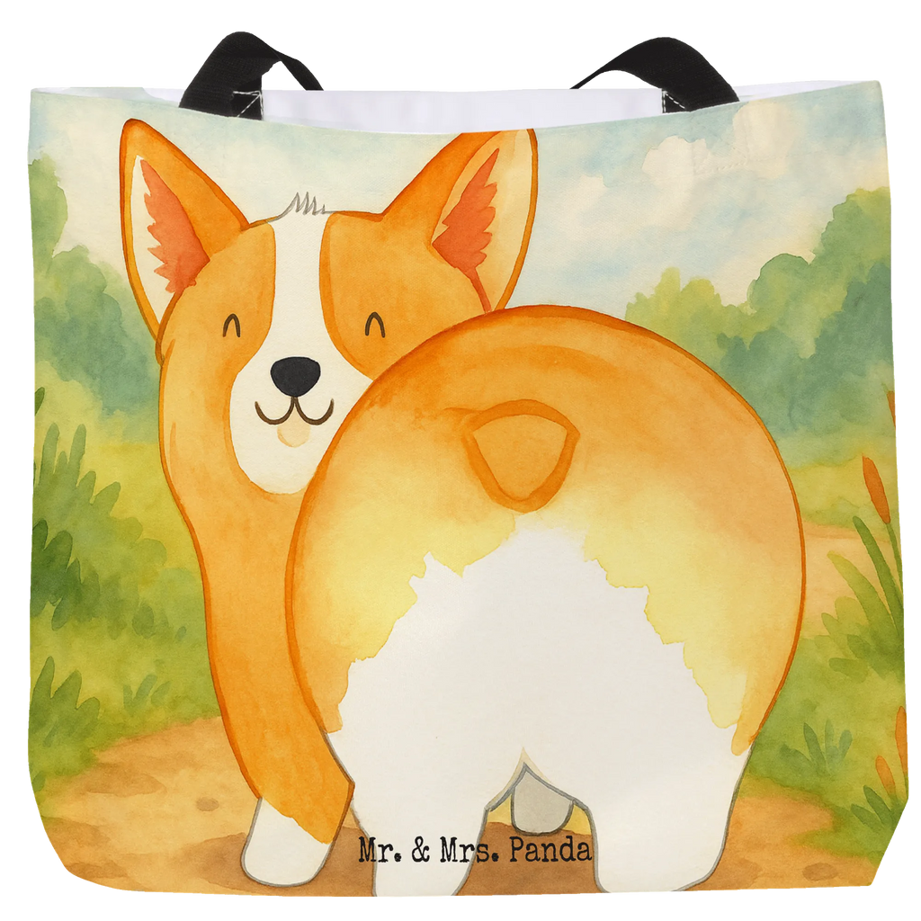 Shopper corgi buttocks Design Alltagstasche, Schultasche, Einkaufstasche, Strandtasche, Freizeittasche, Tragebeutel, Schulbeutel, Beutel, Einkaufsbeutel, Tasche, Shopper, Hund, Hundemotiv, Haustier, Hunderasse, Tierliebhaber, Hundebesitzer, Sprüche, Selbstliebe, Spruch, Corgie, Hundeliebe, Motivation