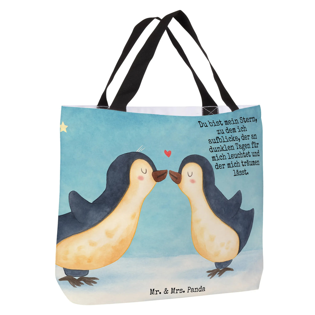 Shopper Pinguin Liebe Design Beutel, Einkaufstasche, Tasche, Strandtasche, Einkaufsbeutel, Shopper, Schultasche, Freizeittasche, Tragebeutel, Schulbeutel, Alltagstasche, Liebe, Partner, Freund, Freundin, Ehemann, Ehefrau, Heiraten, Verlobung, Heiratsantrag, Liebesgeschenk, Jahrestag, Hocheitstag, Pinguin, Pinguine, Pinguin Paar, Pinguinpaar, Pinguin Liebe, Paar, Pärchen. Liebespaar, Liebesbeweis, Liebesspruch, Hochzeitstag, Geschenk Freund, Geschenk Freundin, Verlobte, Verlobter, Love, Geschenk Hochzeitstag, Geschenkidee, Hochzeit, Gastgeschenk