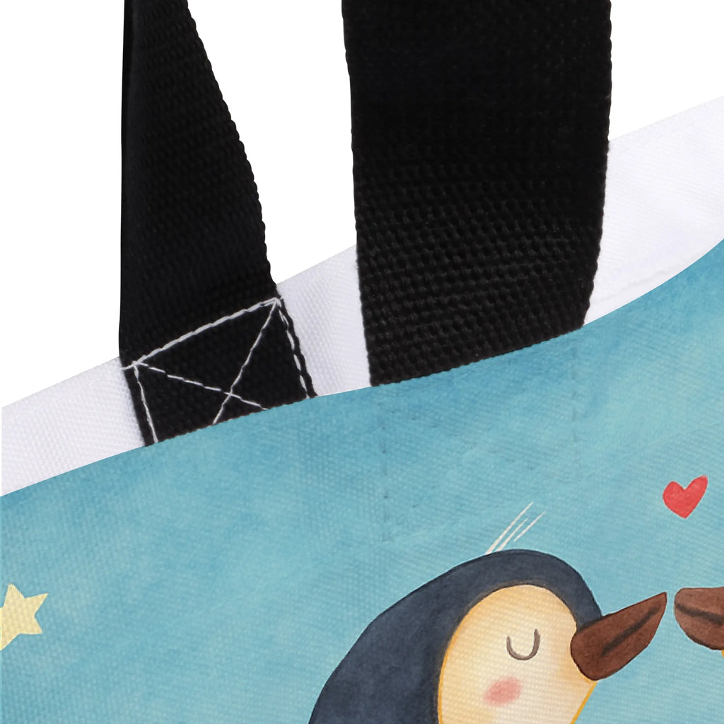 Shopper Pinguin Liebe Design Beutel, Einkaufstasche, Tasche, Strandtasche, Einkaufsbeutel, Shopper, Schultasche, Freizeittasche, Tragebeutel, Schulbeutel, Alltagstasche, Liebe, Partner, Freund, Freundin, Ehemann, Ehefrau, Heiraten, Verlobung, Heiratsantrag, Liebesgeschenk, Jahrestag, Hocheitstag, Pinguin, Pinguine, Pinguin Paar, Pinguinpaar, Pinguin Liebe, Paar, Pärchen. Liebespaar, Liebesbeweis, Liebesspruch, Hochzeitstag, Geschenk Freund, Geschenk Freundin, Verlobte, Verlobter, Love, Geschenk Hochzeitstag, Geschenkidee, Hochzeit, Gastgeschenk