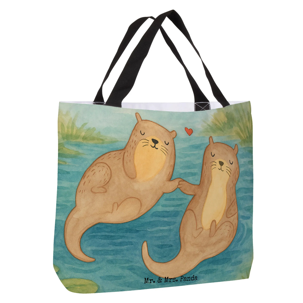 Shopper Otter Hände halten Design Einkaufsbeutel, Alltagstasche, Shopper, Schulbeutel, Beutel, Tasche, Tragebeutel, Schultasche, Strandtasche, Einkaufstasche, Freizeittasche, Otter, Fischotter, Seeotter, Otter Seeotter See Otter