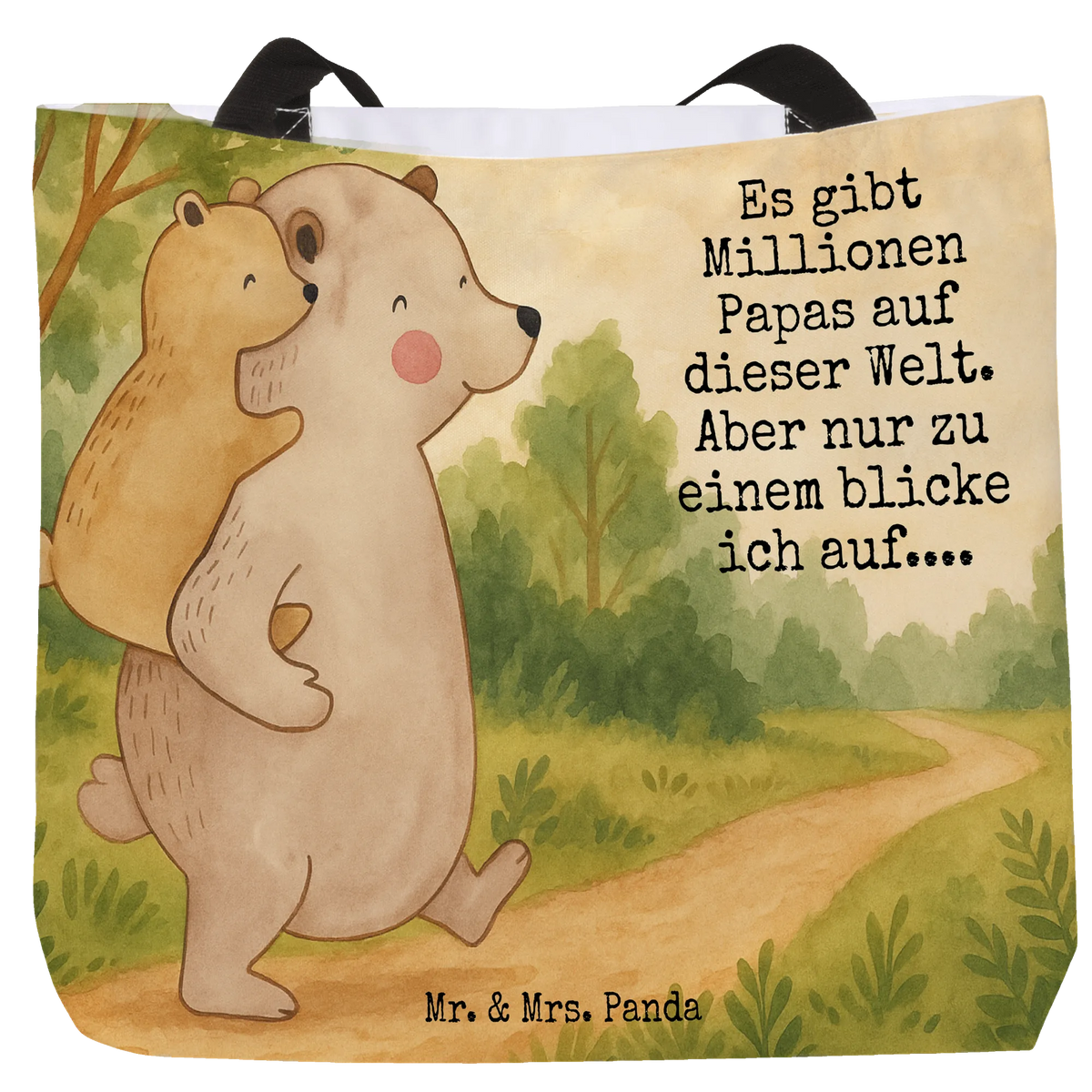 Shopper Papa Bear Design Father's Day, Mother's Day, present, birthday, father's day, uncle