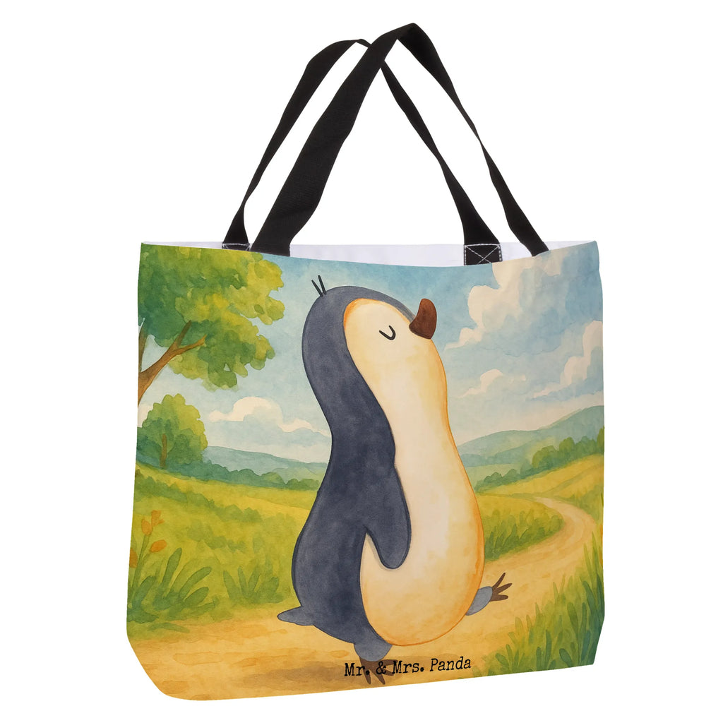 Shopper Pingwin maszerować Design Beutel, Einkaufstasche, Tasche, Strandtasche, Einkaufsbeutel, Shopper, Schultasche, Freizeittasche, Tragebeutel, Schulbeutel, Alltagstasche, Pinguin, Pinguine, Frühaufsteher, Langschläfer, Bruder, Schwester, Familie