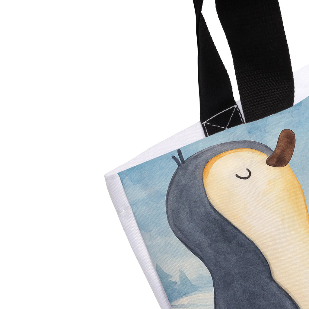 Shopper Pingwin maszerować Design Beutel, Einkaufstasche, Tasche, Strandtasche, Einkaufsbeutel, Shopper, Schultasche, Freizeittasche, Tragebeutel, Schulbeutel, Alltagstasche, Pinguin, Pinguine, Frühaufsteher, Langschläfer, Bruder, Schwester, Familie
