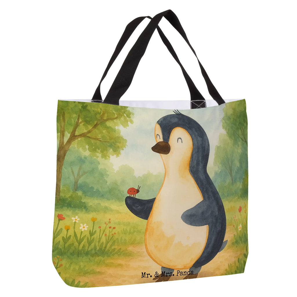 Shopper Penguin ladybug Design Schultasche, Schulbeutel, Einkaufstasche, Strandtasche, Freizeittasche, Tragebeutel, Tasche, Shopper, Alltagstasche, Beutel, Einkaufsbeutel, Pinguin, Freude, Wunder, Marienkäfer, Pinguine, Glück, Lebensfreude, Liebe