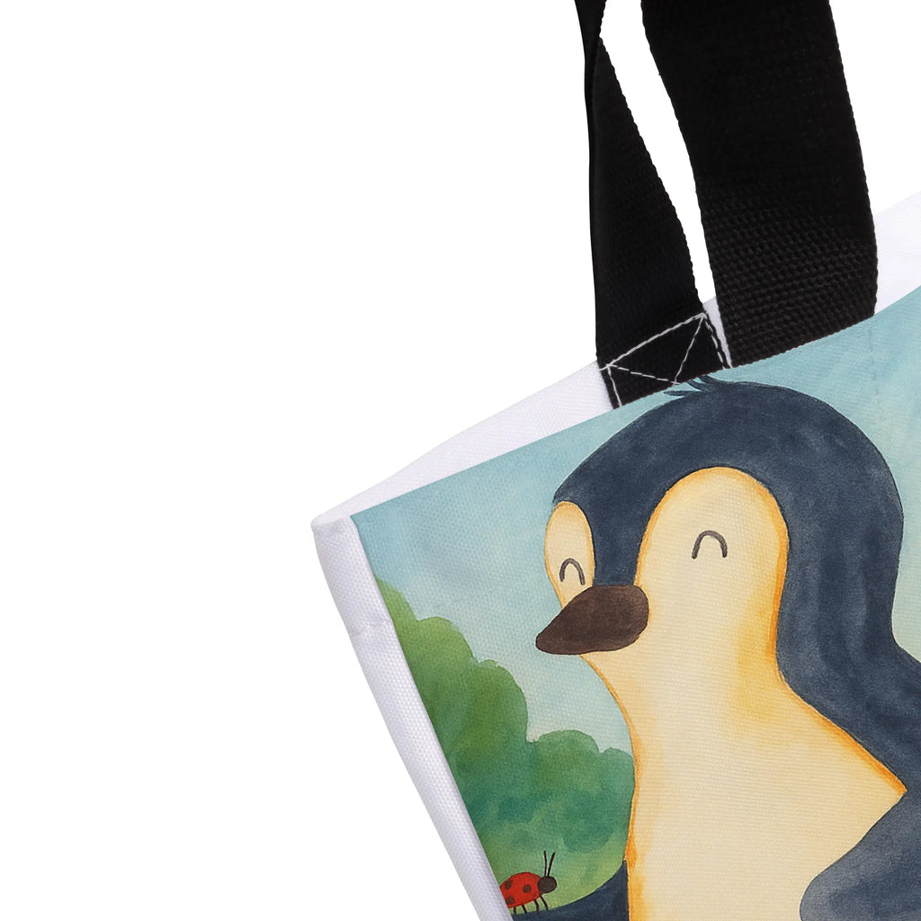 Shopper Penguin ladybug Design Schultasche, Schulbeutel, Einkaufstasche, Strandtasche, Freizeittasche, Tragebeutel, Tasche, Shopper, Alltagstasche, Beutel, Einkaufsbeutel, Pinguin, Freude, Wunder, Marienkäfer, Pinguine, Glück, Lebensfreude, Liebe