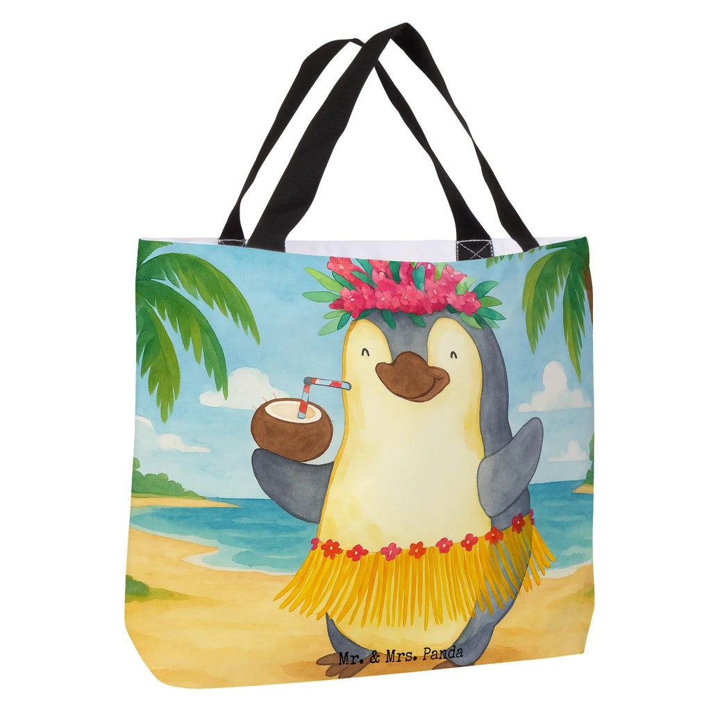 Shopper Penguin coconut Design Tasche, Freizeittasche, Schultasche, Schulbeutel, Einkaufsbeutel, Strandtasche, Einkaufstasche, Beutel, Tragebeutel, Alltagstasche, Shopper, Pinguin, Hawaii, Aloha, Pinguine, Kokosnuss, Urlaub