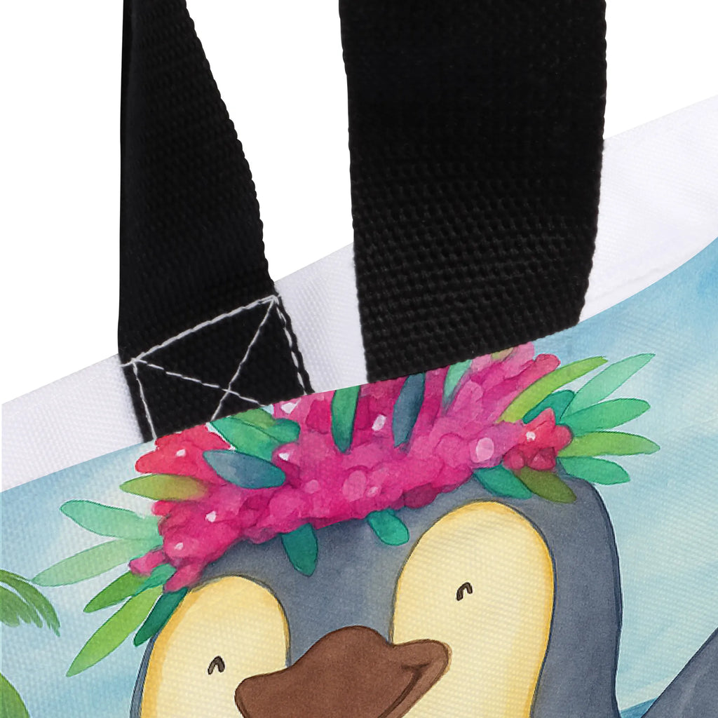 Shopper Penguin coconut Design Tasche, Freizeittasche, Schultasche, Schulbeutel, Einkaufsbeutel, Strandtasche, Einkaufstasche, Beutel, Tragebeutel, Alltagstasche, Shopper, Pinguin, Hawaii, Aloha, Pinguine, Kokosnuss, Urlaub