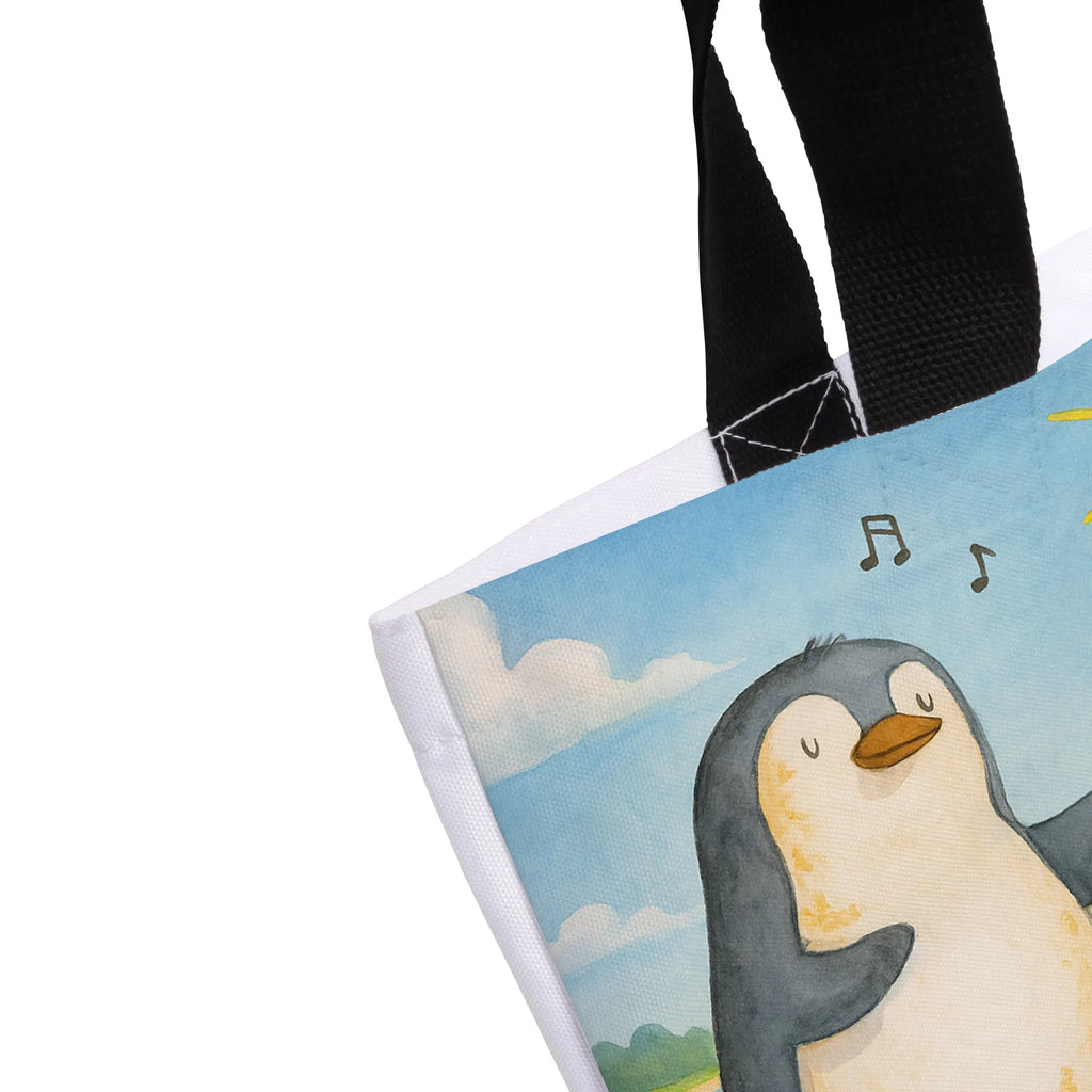 Shopper Penguin surfer Design Beutel, Einkaufstasche, Tasche, Strandtasche, Einkaufsbeutel, Shopper, Schultasche, Freizeittasche, Tragebeutel, Schulbeutel, Alltagstasche, Pinguin, Pinguine, surfen, Surfer, Hawaii, Urlaub, Wellen, Wellen reiten, Portugal