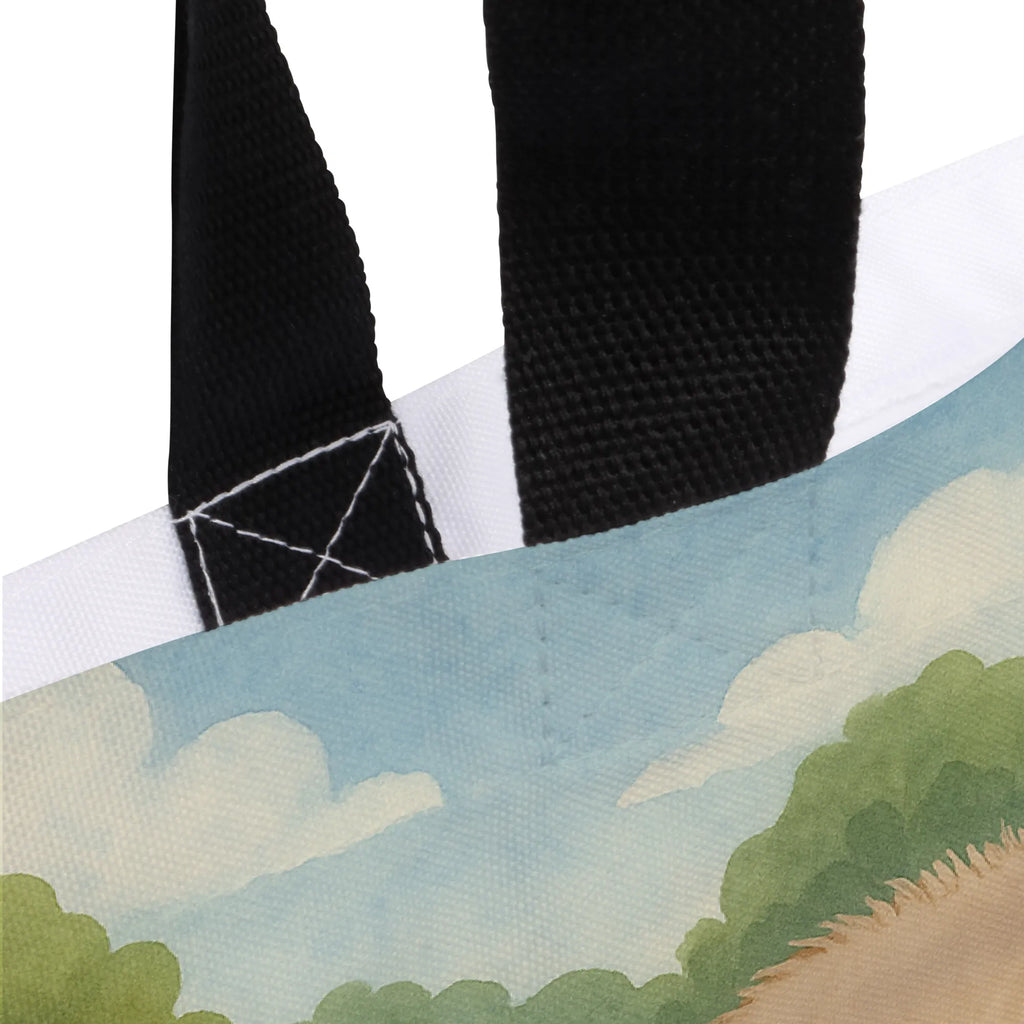 Shopper Wombat Design Beutel, Einkaufstasche, Tasche, Strandtasche, Einkaufsbeutel, Shopper, Schultasche, Freizeittasche, Tragebeutel, Schulbeutel, Alltagstasche, Tiermotive, Gute Laune, lustige Sprüche, Tiere, Wombat, Das Leben ist schön, Motivation, Spruch, Australien