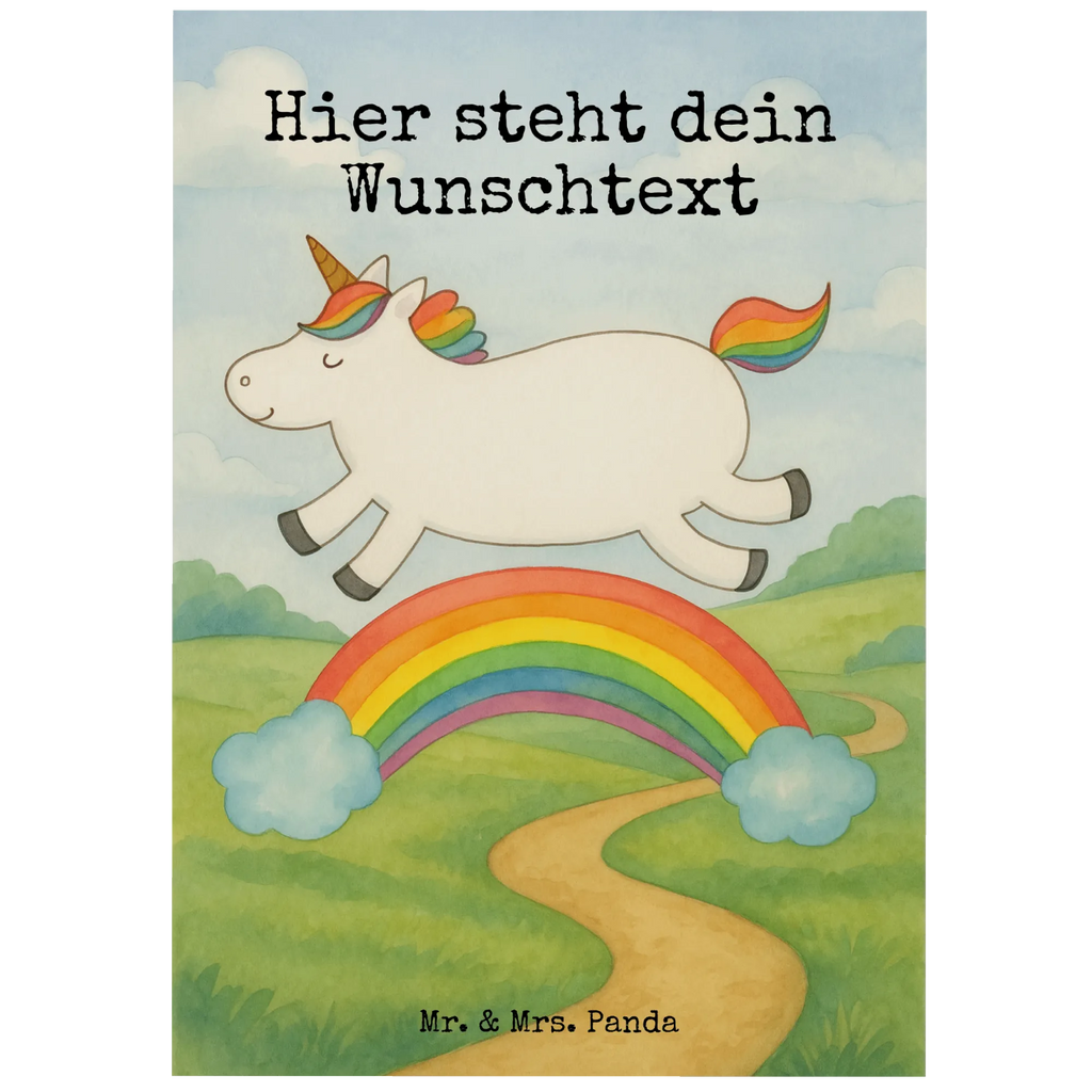 Personalisierte Postkarte Einhorn Regenbogen Design Geschenkkarte mit Namen, Grußkarte mit Wunschtext, Einladung mit Wunschtext, Ansichtskarte mit Namen, Geschenkkarte mit Wunschtext, Einladung mit Namen, Karte mit Namen, Ansichtskarte mit Wunschtext, Postkarte bedrucken, Postkarte mit Wunschtext, Postkarte mit Namen, Postkarte personalisierbar, Karte mit Wunschtext, Grußkarte mit Namen, Einhorn, Einhörner, Einhorn Deko, Unicorn, Einhornpower, Einhornautobahn, Glitzer, Erwachsenwerden, Regenbogen