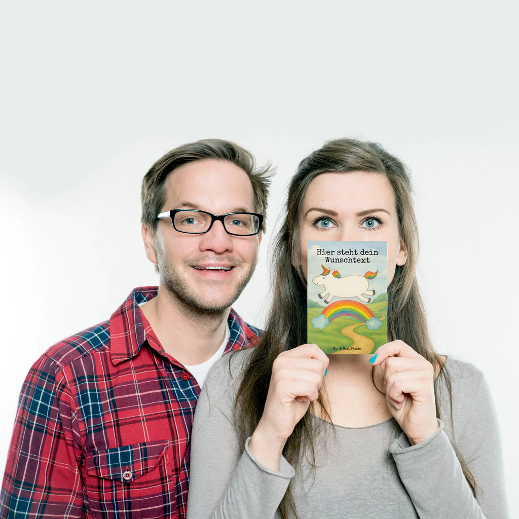 Personalisierte Postkarte Einhorn Regenbogen Design Geschenkkarte mit Namen, Grußkarte mit Wunschtext, Einladung mit Wunschtext, Ansichtskarte mit Namen, Geschenkkarte mit Wunschtext, Einladung mit Namen, Karte mit Namen, Ansichtskarte mit Wunschtext, Postkarte bedrucken, Postkarte mit Wunschtext, Postkarte mit Namen, Postkarte personalisierbar, Karte mit Wunschtext, Grußkarte mit Namen, Einhorn, Einhörner, Einhorn Deko, Unicorn, Einhornpower, Einhornautobahn, Glitzer, Erwachsenwerden, Regenbogen