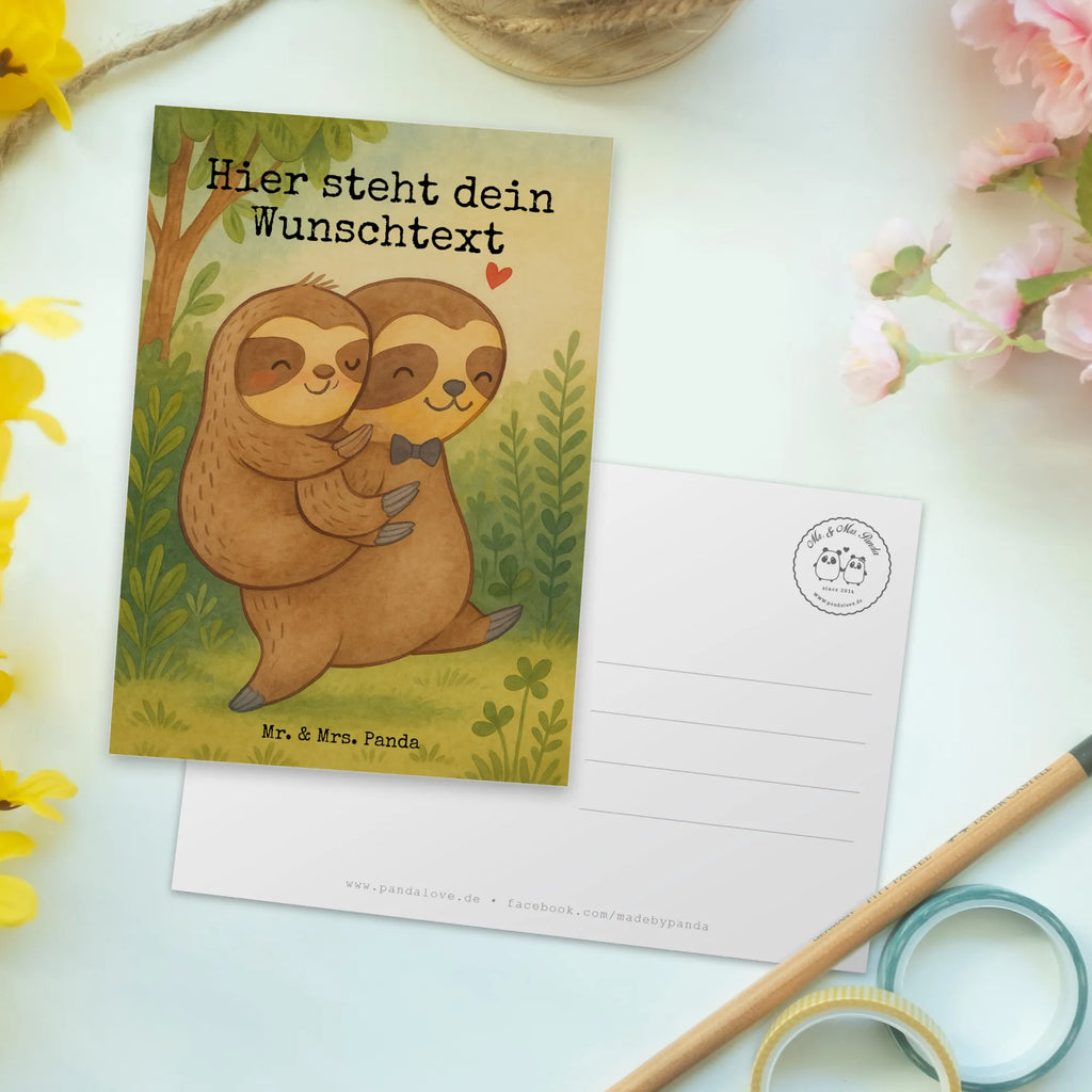 Personalised postcard sloth Dad Design Postkarte bedrucken, Postkarte mit Wunschtext, Postkarte mit Namen, Einladung mit Wunschtext, Karte mit Wunschtext, Ansichtskarte mit Wunschtext, Karte mit Namen, Grußkarte mit Wunschtext, Geschenkkarte mit Namen, Geschenkkarte mit Wunschtext, Postkarte personalisierbar, Grußkarte mit Namen, Ansichtskarte mit Namen, Einladung mit Namen, Vatertag Geschenk, Papa Geschenke, Vater Geburtstag, Papa Geschenk, Vatertag, Vater Geschenk, Papi Geschenk