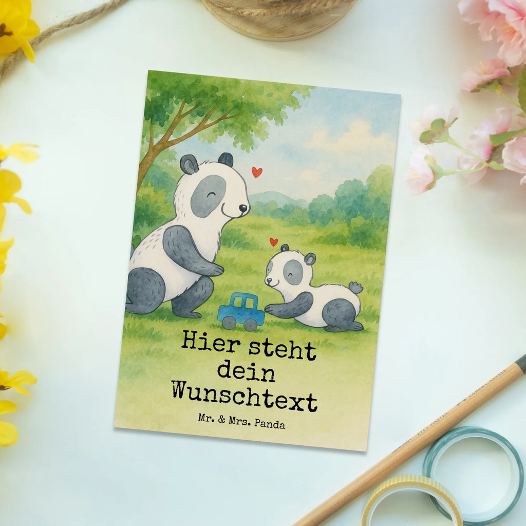 Personalisierte Postkarte Panda Vater Design Einladung mit Namen, Geschenkkarte mit Namen, Einladung mit Wunschtext, Grußkarte mit Wunschtext, Postkarte mit Wunschtext, Ansichtskarte mit Namen, Karte mit Namen, Grußkarte mit Namen, Karte mit Wunschtext, Ansichtskarte mit Wunschtext, Postkarte bedrucken, Geschenkkarte mit Wunschtext, Postkarte mit Namen, Postkarte personalisierbar, Vatertag Geschenk, Papa Geschenke, Vater Geburtstag, Vater Handwerker, Vater Geschenk, Papi Geschenk, Vatertag, Papa Geschenk