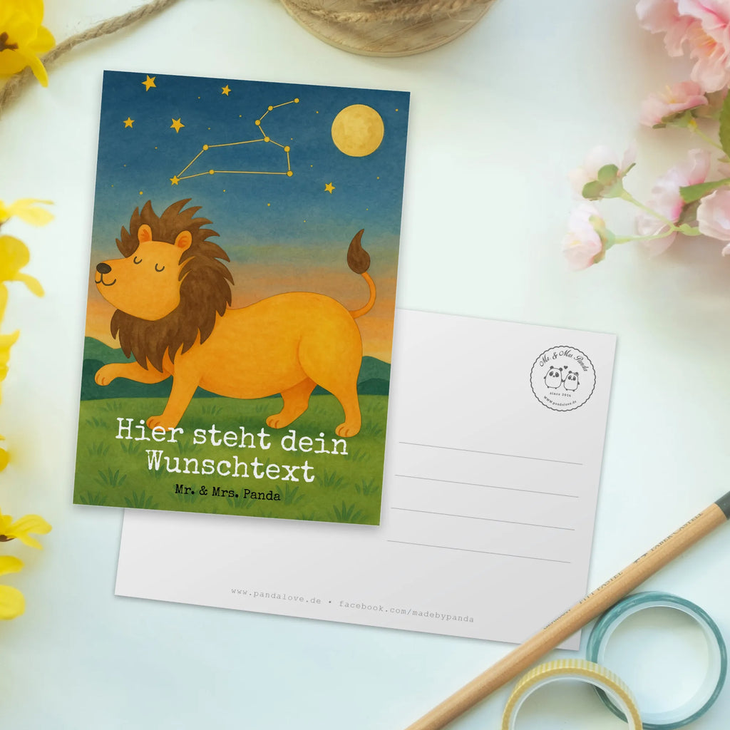 Personalisierte Postkarte Sternzeichen Löwe Design Geschenkkarte mit Wunschtext, Einladung mit Namen, Ansichtskarte mit Wunschtext, Postkarte mit Namen, Grußkarte mit Namen, Einladung mit Wunschtext, Grußkarte mit Wunschtext, Postkarte bedrucken, Postkarte mit Wunschtext, Ansichtskarte mit Namen, Postkarte personalisierbar, Karte mit Namen, Geschenkkarte mit Namen, Karte mit Wunschtext, Tierkreiszeichen, Sternzeichen, Horoskop, Astrologie, Aszendent, Geburtstag Juli, Löwe Geschenk, Geschenk August, Löwe Sternzeichen, König der Tiere, Geschenk Juli, Geburtstag August