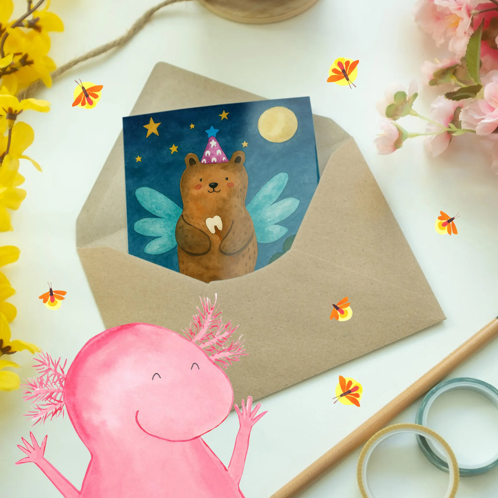 Personalised greetings card bear tooth fairy Design Personalisierte Geburtstagskarte, Personalisierte Hochzeitskarte, Grußkarte selbst gestalten, Personalisiertere Klappkarte, Personalisierte Karte, Grußkarte selber drucken, Personalisierte Glückwunschkarte, Grußkarte mit Namen, Personalisierte Einladungskarte, Grußkarte mit persönlichen Nachrichten, Grußkarten personalisiert, Grußkarte als Geldgeschenk, Personalisierte Grußkarte, Bär, Teddy, Teddybär, Erster Zahn, Fee, Milchzahn, Zahnfee