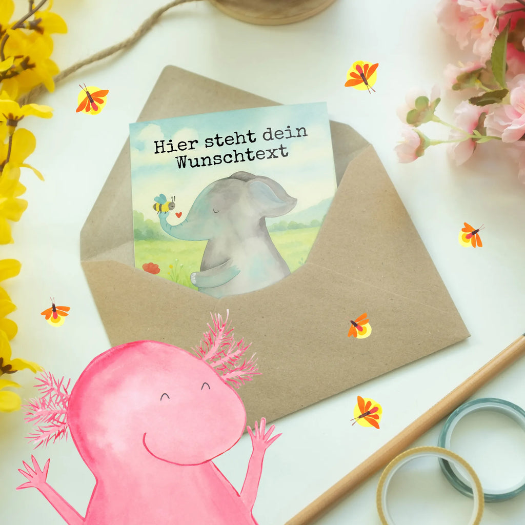 Personalised greetings card elephant bee Design Grußkarten personalisiert, Grußkarte selber drucken, Grußkarte selbst gestalten, Personalisierte Grußkarte, Personalisierte Einladungskarte, Grußkarte mit Namen, Grußkarte mit persönlichen Nachrichten, Personalisierte Hochzeitskarte, Personalisierte Karte, Grußkarte als Geldgeschenk, Personalisierte Glückwunschkarte, Personalisierte Geburtstagskarte, Personalisiertere Klappkarte, Tiermotive, Gute Laune, lustige Sprüche, Tiere, Jahrestag, Hochzeitsgeschenk, Liebesspruch, Liebesgeschenk, Elefant, Heiratsantrag, Liebe, Liebesbeweis, Biene