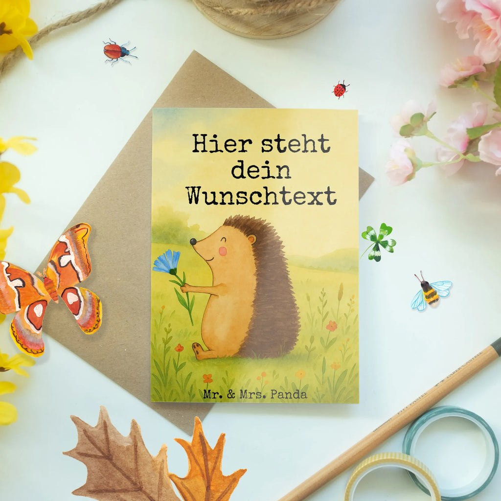Personalisierte Grußkarte Igel Blumen Design Personalisierte Einladungskarte, Personalisierte Karte, Grußkarte selber drucken, Grußkarte mit Namen, Personalisierte Glückwunschkarte, Personalisierte Grußkarte, Personalisierte Geburtstagskarte, Personalisiertere Klappkarte, Grußkarte als Geldgeschenk, Grußkarte mit persönlichen Nachrichten, Grußkarten personalisiert, Personalisierte Hochzeitskarte, Grußkarte selbst gestalten, Tiermotive, Gute Laune, lustige Sprüche, Tiere, Besuch, Igel, Gute Besserung, Krankheit, krank, Genesungswünsche, Krankenhaus