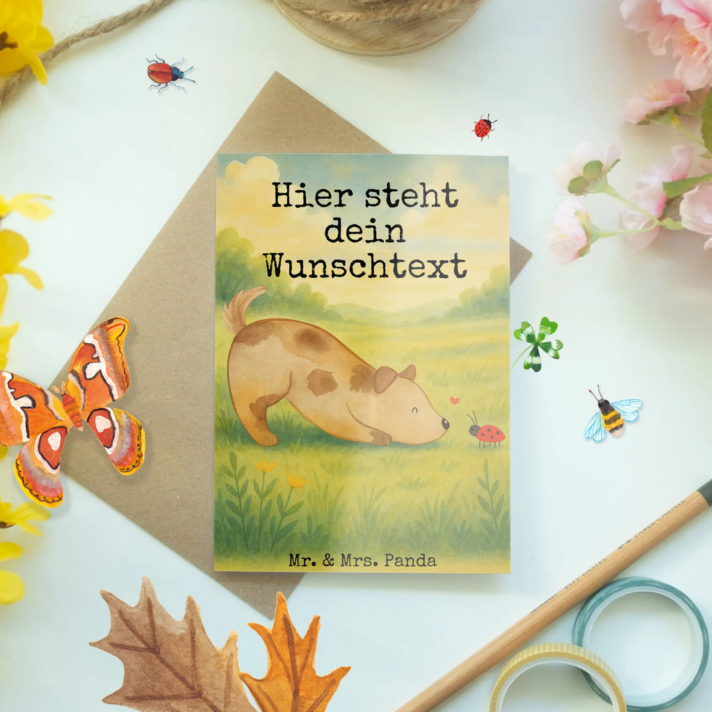 Personalised greetings card pies biedronka Design Personalisierte Geburtstagskarte, Grußkarte mit persönlichen Nachrichten, Grußkarte als Geldgeschenk, Grußkarte mit Namen, Grußkarte selber drucken, Grußkarte selbst gestalten, Grußkarten personalisiert, Personalisierte Einladungskarte, Personalisierte Grußkarte, Personalisierte Glückwunschkarte, Personalisierte Karte, Personalisiertere Klappkarte, Personalisierte Hochzeitskarte, Hund, Hundemotiv, Haustier, Hunderasse, Tierliebhaber, Hundebesitzer, Sprüche, Mischlinghund, Mischling, Marienkäfer, Hunde, Hundespruch