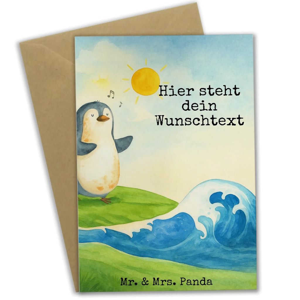 Personalised greetings card Penguin surfer Design Personalisierte Grußkarte, Grußkarte mit Namen, Personalisierte Einladungskarte, Personalisiertere Klappkarte, Grußkarte mit persönlichen Nachrichten, Personalisierte Karte, Grußkarten personalisiert, Grußkarte als Geldgeschenk, Personalisierte Geburtstagskarte, Personalisierte Hochzeitskarte, Grußkarte selber drucken, Grußkarte selbst gestalten, Personalisierte Glückwunschkarte, Pinguin, Wellen reiten, Pinguine, Hawaii, Portugal, Surfer, Urlaub, Wellen, surfen