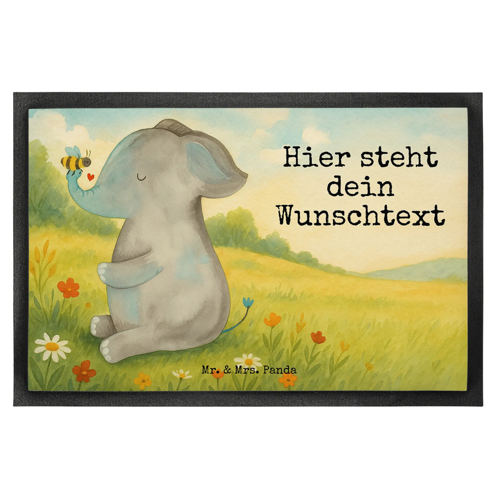 Personalisierte Fußmatte Elefant Biene Design Wunschnamen, Fußmatte bedrucken, Personalisieruung, Türvorleger mit Namen, Personalisiert, Namensfussmatte, Bedrucken, Fußmatte mit Namen, Personalisierte Fußmatte, Haustürmatte personalisiert, Türvorleger personalisiert, Tiermotive, Gute Laune, lustige Sprüche, Tiere, Hochzeitsgeschenk, Biene, Heiratsantrag, Liebe, Liebesgeschenk, Elefant, Jahrestag, Liebesspruch, Liebesbeweis
