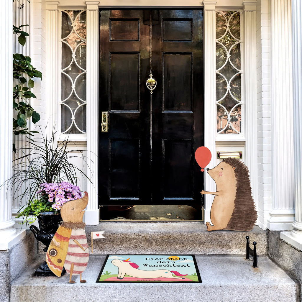 Personalized doormat unicorn yoga Design Haustürmatte personalisiert, Fußmatte bedrucken, Personalisieruung, Wunschnamen, Namensfussmatte, Bedrucken, Personalisierte Fußmatte, Türvorleger mit Namen, Fußmatte mit Namen, Personalisiert, Türvorleger personalisiert, Einhorn, Einhörner, Einhorn Deko, Unicorn, Joga, lustig, Achtsamkeit, Yoga, Sport, witzig, Yogamatte, Entspannung, Namaste, süß