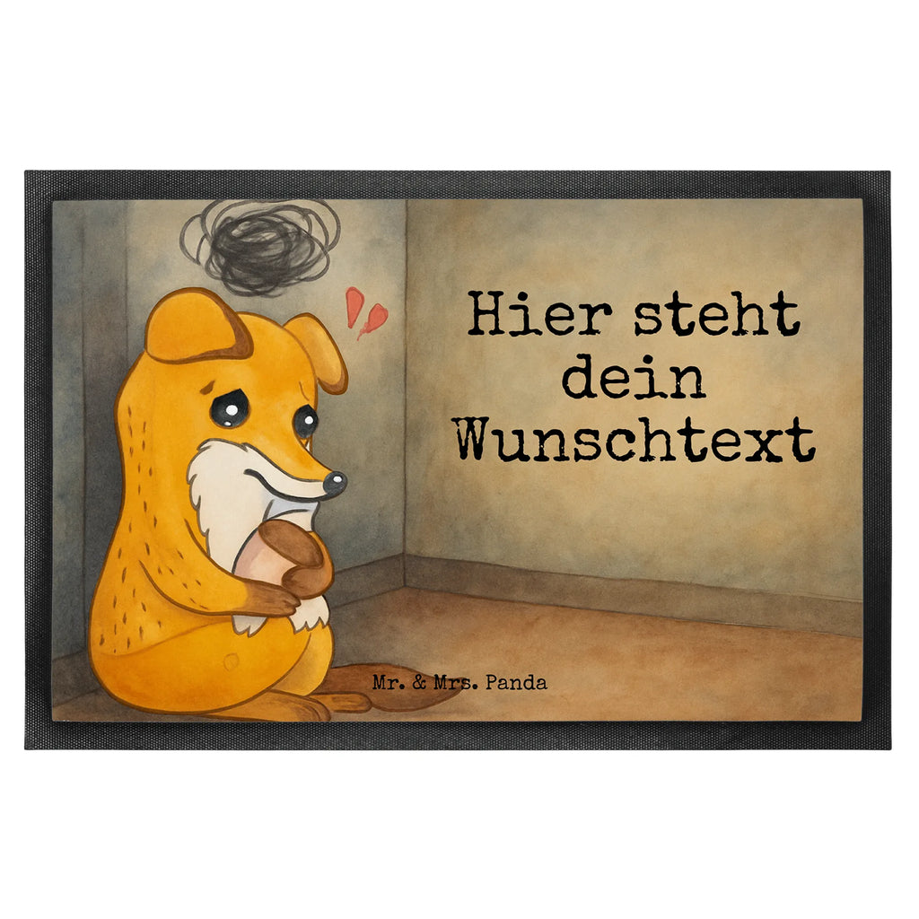 Personalized doormat Fox Depression Design Fußmatte bedrucken, Fußmatte mit Namen, Türvorleger personalisiert, Personalisiert, Haustürmatte personalisiert, Personalisieruung, Namensfussmatte, Bedrucken, Wunschnamen, Türvorleger mit Namen, Personalisierte Fußmatte, depressiv, Depressionen, Fuchs