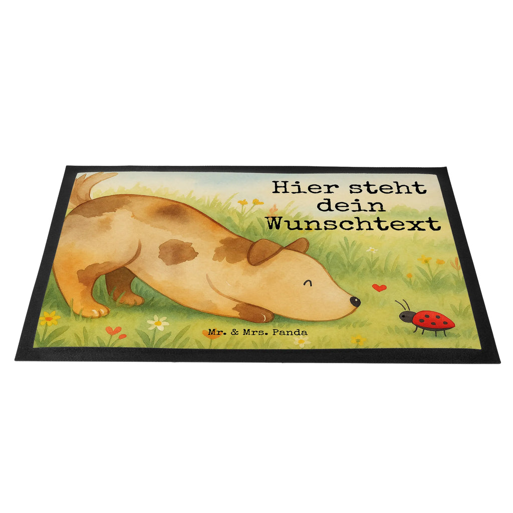 Personalized doormat Dog ladybug Design Fußmatte bedrucken, Wunschnamen, Personalisiert, Türvorleger mit Namen, Türvorleger personalisiert, Bedrucken, Personalisierte Fußmatte, Haustürmatte personalisiert, Personalisieruung, Namensfussmatte, Fußmatte mit Namen, Hund, Hundemotiv, Haustier, Hunderasse, Tierliebhaber, Hundebesitzer, Sprüche, Mischling, Mischlinghund, Hunde, Marienkäfer, Hundespruch