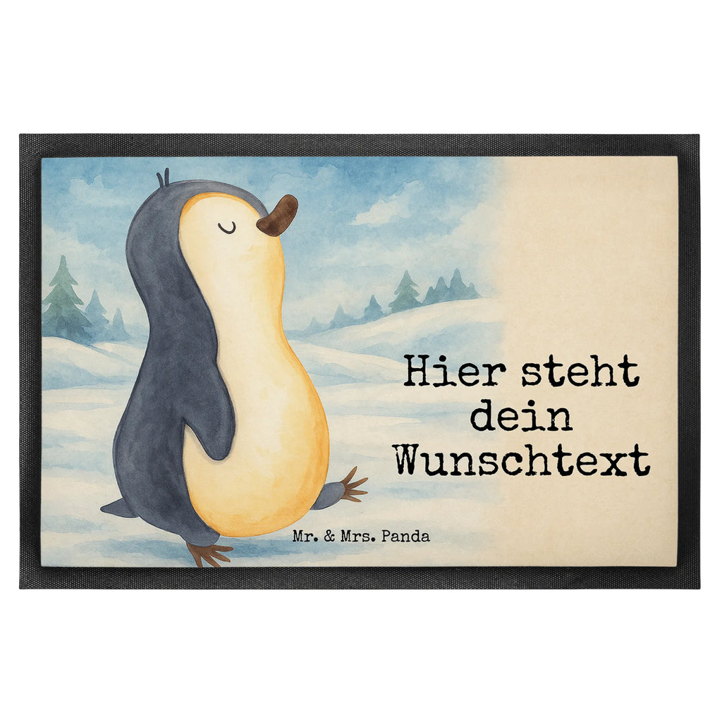 Personalisierte Fußmatte Pinguin marschieren Design Namensfussmatte, Personalisierte Fußmatte, Wunschnamen, Bedrucken, Personalisiert, Fußmatte bedrucken, Fußmatte mit Namen, Personalisieruung, Haustürmatte personalisiert, Türvorleger personalisiert, Türvorleger mit Namen, Pinguin, Schwester, Bruder, Pinguine, Familie, Frühaufsteher, Langschläfer