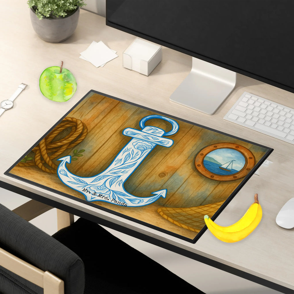 Podkładka na biurko kotwica Niebieski Design Schreibunterlage, Schreibtischauflage, Bürobedarf, Büroartikel, Schreibwaren, Schreibtisch Unterlagen, Schreibtischunterlage Groß, Tiermotive, Gute Laune, lustige Sprüche, Tiere