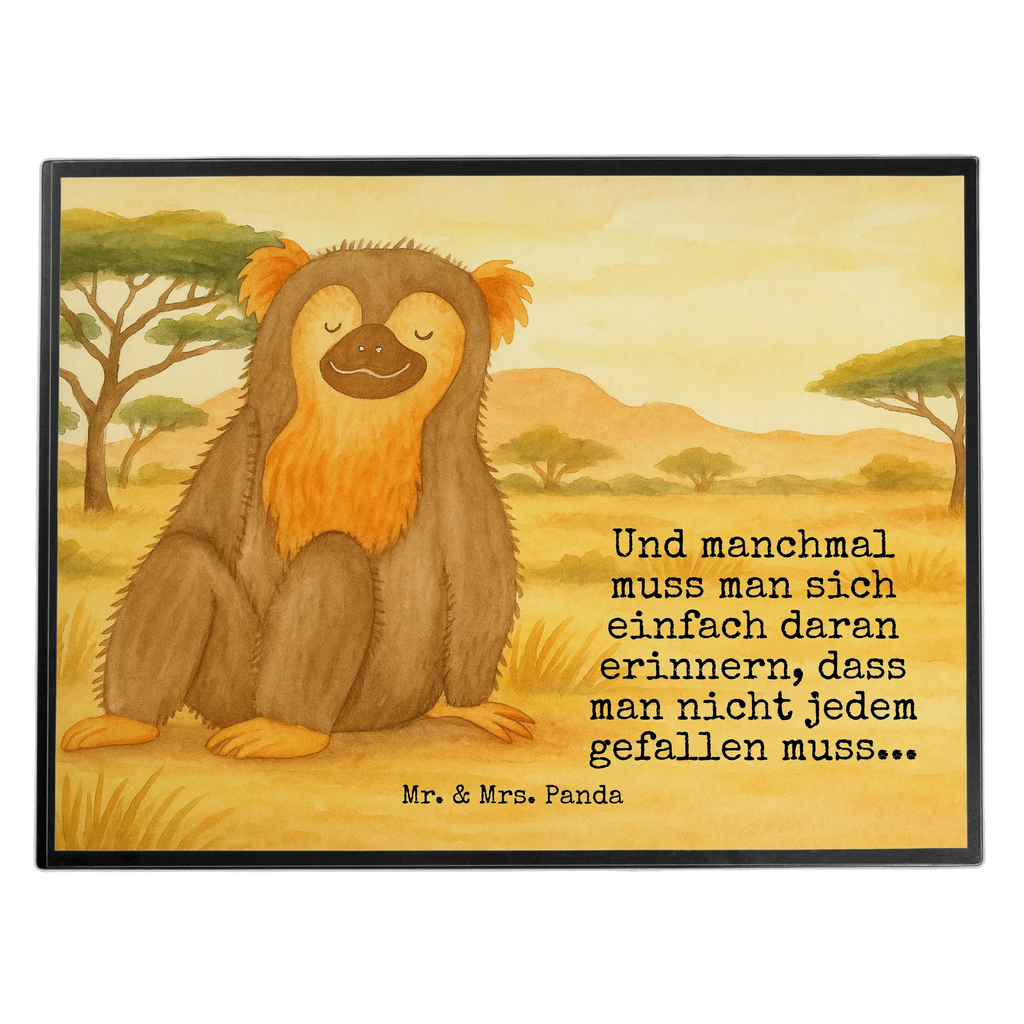 Schreibtischunterlage Affe Design Schreibunterlage, Schreibtischauflage, Bürobedarf, Büroartikel, Schreibwaren, Schreibtisch Unterlagen, Schreibtischunterlage Groß, Afrika, Wildtiere, Affe, Äffchen, Affen, Selbstliebe, Respekt, Motivation, Selbstachtung, Liebe, Selbstbewusstsein, Selfcare
