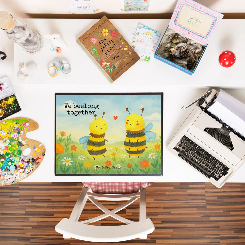 Schreibtischunterlage Biene Verliebt Design Schreibunterlage, Schreibtischauflage, Bürobedarf, Büroartikel, Schreibwaren, Schreibtisch Unterlagen, Schreibtischunterlage Groß, Biene, Wespe, Hummel