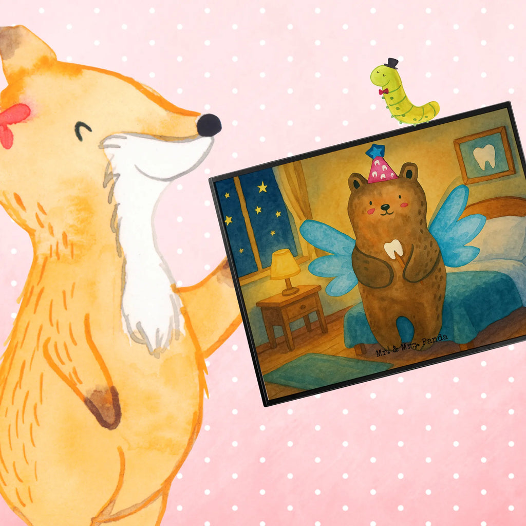 Podkładka na biurko niedźwiedź Wróżka zębów Design Schreibunterlage, Schreibtischauflage, Bürobedarf, Büroartikel, Schreibwaren, Schreibtisch Unterlagen, Schreibtischunterlage Groß, Bär, Teddy, Teddybär, Zahnfee, Fee, Milchzahn, Erster Zahn