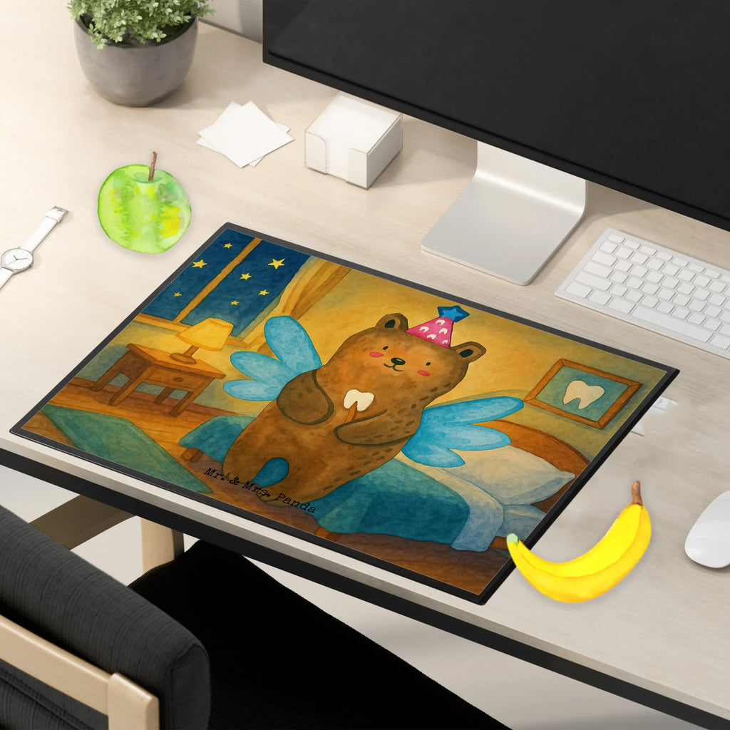 Podkładka na biurko niedźwiedź Wróżka zębów Design Schreibunterlage, Schreibtischauflage, Bürobedarf, Büroartikel, Schreibwaren, Schreibtisch Unterlagen, Schreibtischunterlage Groß, Bär, Teddy, Teddybär, Zahnfee, Fee, Milchzahn, Erster Zahn