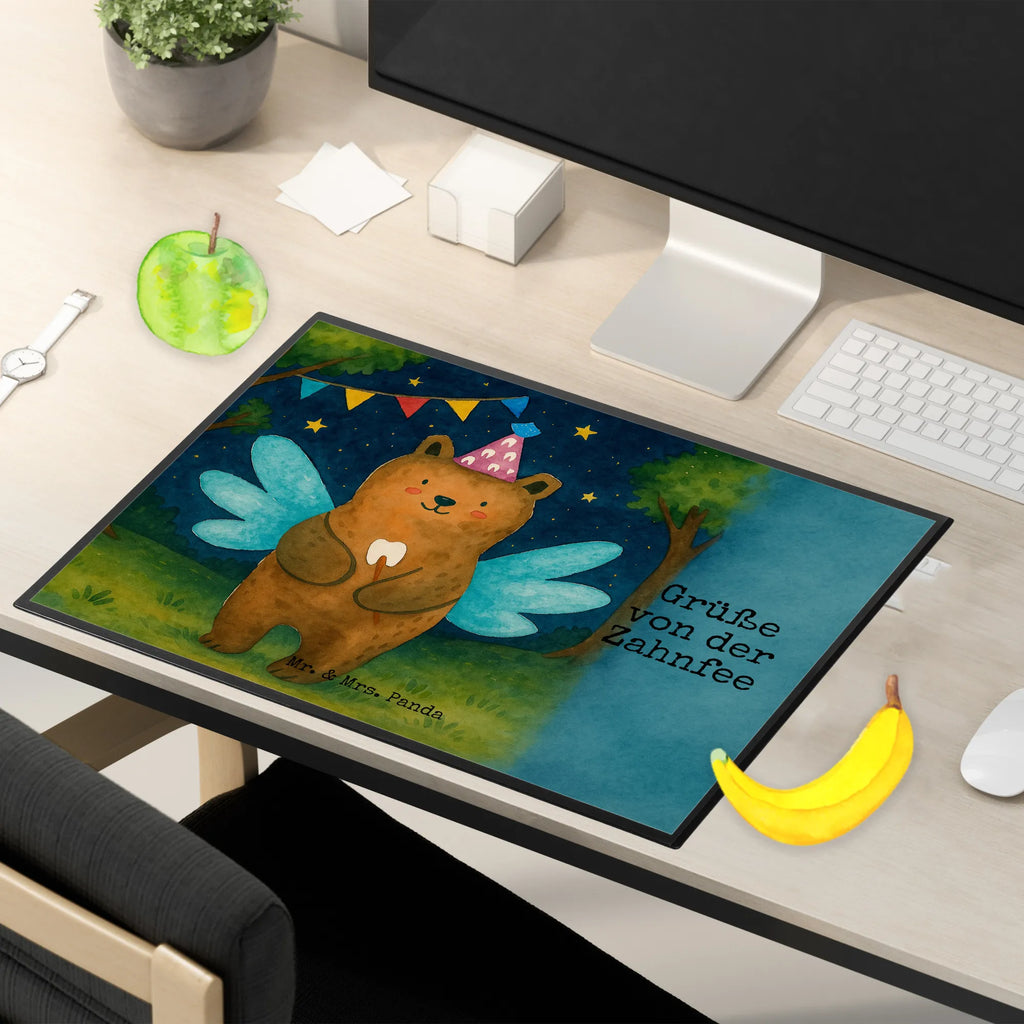 Podkładka na biurko niedźwiedź Wróżka zębów Design Schreibunterlage, Schreibtischauflage, Bürobedarf, Büroartikel, Schreibwaren, Schreibtisch Unterlagen, Schreibtischunterlage Groß, Bär, Teddy, Teddybär, Zahnfee, Fee, Milchzahn, Erster Zahn