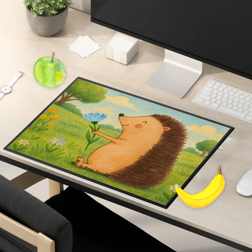 Schreibtischunterlage Igel Blumen Design Schreibtischunterlage Groß, Bürobedarf, Büroartikel, Schreibunterlage, Schreibtischauflage, Schreibtisch Unterlagen, Schreibwaren, Tiermotive, Gute Laune, lustige Sprüche, Tiere, Besuch, Genesungswünsche, Krankheit, Igel, Gute Besserung, krank, Krankenhaus