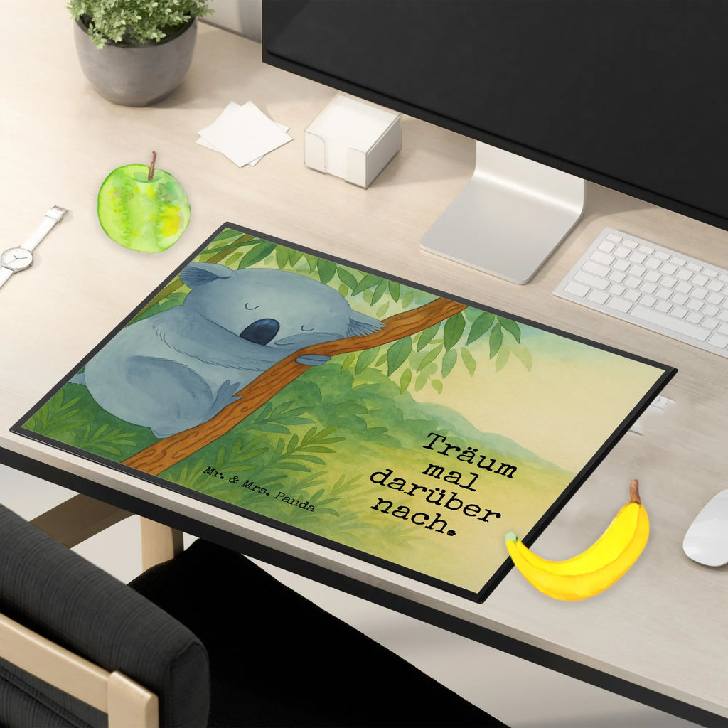 Schreibtischunterlage Koalabär Design Schreibtisch Unterlagen, Schreibunterlage, Bürobedarf, Büroartikel, Schreibwaren, Schreibtischauflage, Schreibtischunterlage Groß, Tiermotive, Gute Laune, lustige Sprüche, Tiere, Bär, träumen, Koala, Traumland, schlafen, Schlafzimmer, Traum, Koalabär