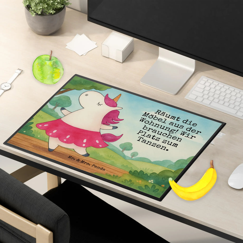 Desk pad unicorn ballerina Design Schreibunterlage, Schreibtischauflage, Bürobedarf, Büroartikel, Schreibwaren, Schreibtisch Unterlagen, Schreibtischunterlage Groß, Einhorn, Einhörner, Einhorn Deko, Unicorn, Tanzen, Ballerina, Party, Wohnung, Spaß, Feiern, Geburtstag, Tänzerin, Lebenslust, Lebensfreude