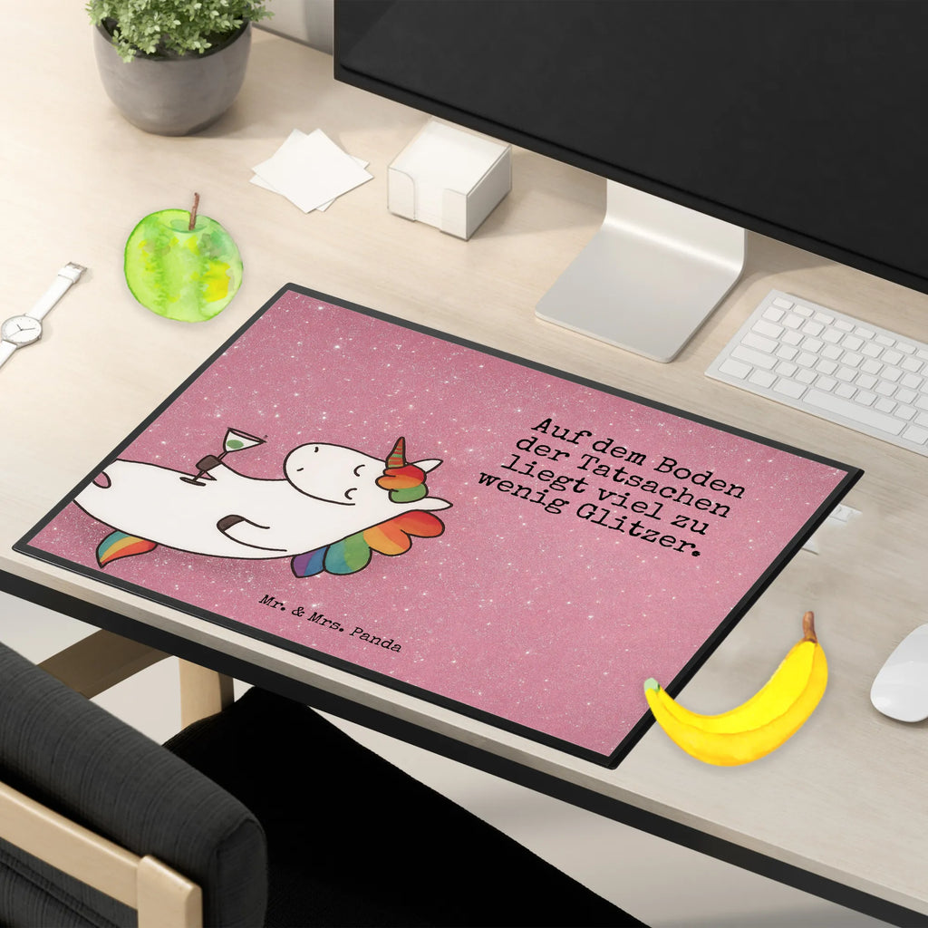 Schreibtischunterlage Einhorn Cocktail Design Schreibunterlage, Schreibtischauflage, Bürobedarf, Büroartikel, Schreibwaren, Schreibtisch Unterlagen, Schreibtischunterlage Groß, Einhorn, Einhörner, Einhorn Deko, Unicorn, Party, Spaß, Feiern, Caipirinha, Rum, Cuba Libre, Sekt, Freundin, Geburtstag, lustig, witzig, Spruch, Glitzer