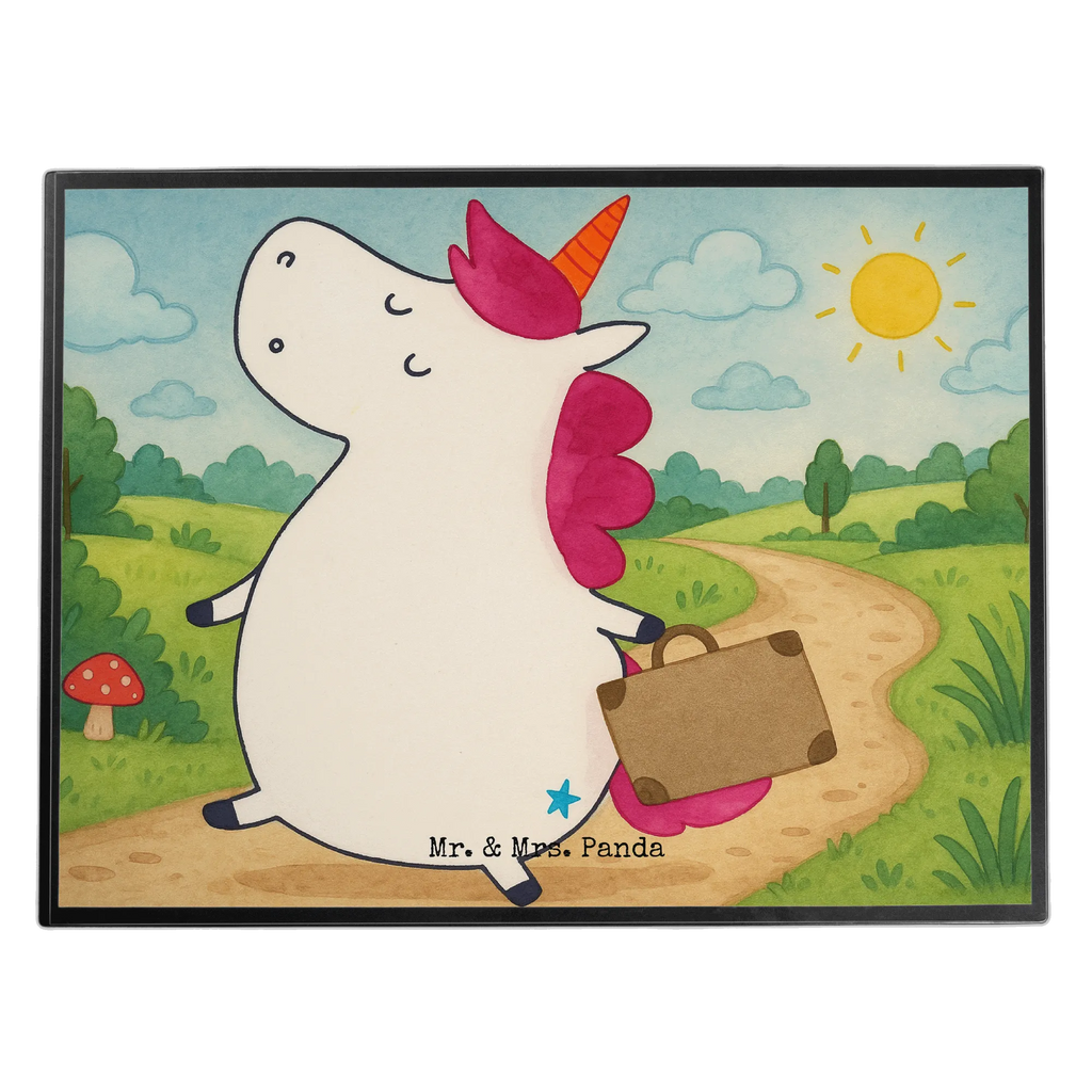 Schreibtischunterlage Einhorn Koffer Design Schreibunterlage, Schreibtischauflage, Bürobedarf, Büroartikel, Schreibwaren, Schreibtisch Unterlagen, Schreibtischunterlage Groß, Einhorn, Einhörner, Einhorn Deko, Unicorn, unicorn, Koffer, Verreisen, Reise, Gepäck, Abenteuer, Erwachsen, Kind, albern, Spaß, lustig, witzig