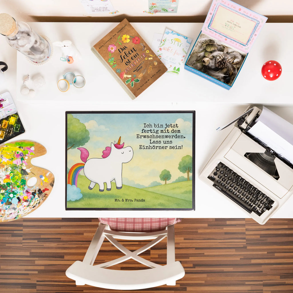 Desk pad unicorn fart Design Schreibunterlage, Schreibtischauflage, Bürobedarf, Büroartikel, Schreibwaren, Schreibtisch Unterlagen, Schreibtischunterlage Groß, Einhorn, Einhörner, Einhorn Deko, Unicorn, Pups, Regenbogen, Glitzer, Einhornpower, Erwachsenwerden, Spaß, lustig, Freundin