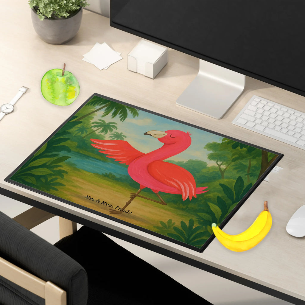 Schreibtischunterlage Flamingo Yoga Design Schreibunterlage, Schreibtischauflage, Bürobedarf, Büroartikel, Schreibwaren, Schreibtisch Unterlagen, Schreibtischunterlage Groß, Flamingo, Vogel, Yoga, Namaste, Achtsamkeit, Yoga-Übung, Entspannung, Ärger, Aufregen, Tiefenentspannung