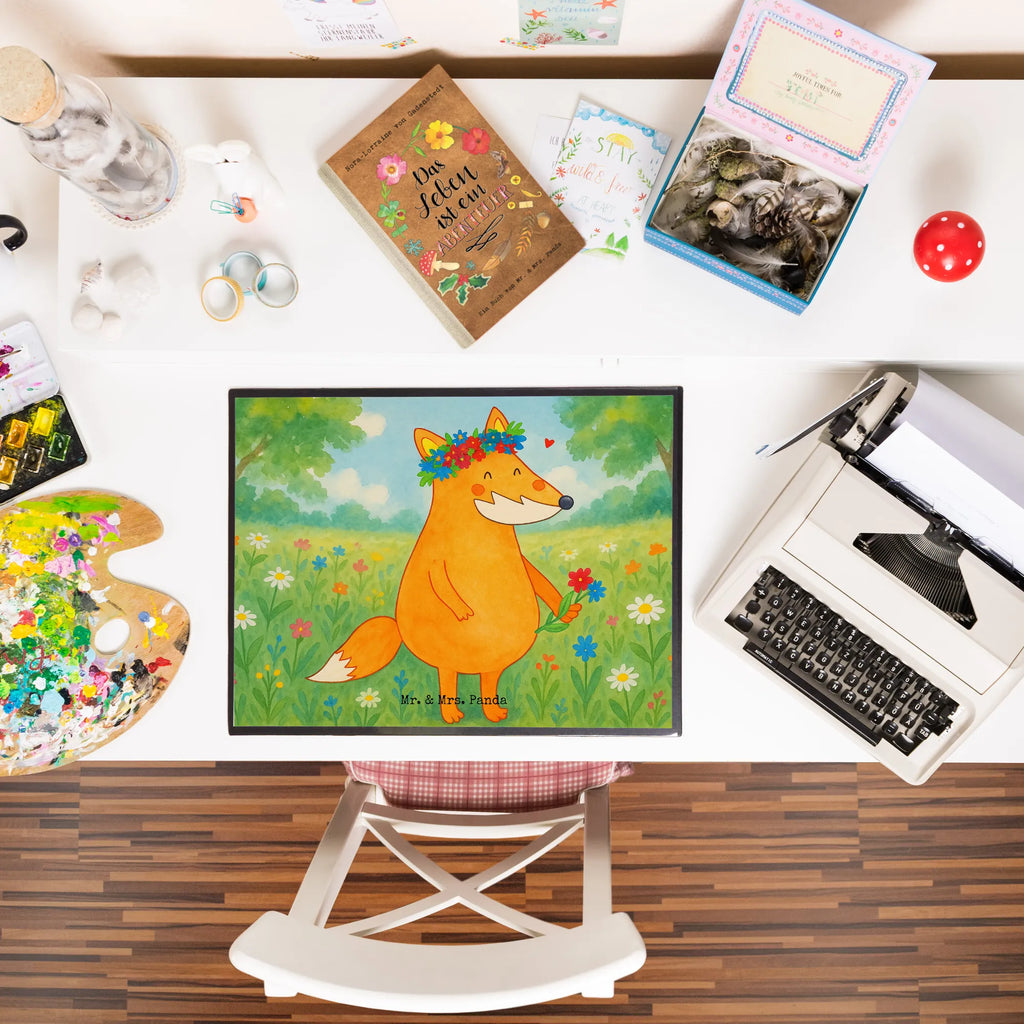 Schreibtischunterlage Fuchs Blumen Design Büroartikel, Schreibunterlage, Schreibtischauflage, Bürobedarf, Schreibtisch Unterlagen, Schreibwaren, Schreibtischunterlage Groß, Fuchs, Motivation, Blumen, Fuchsmädchen, Freude, Freundinnen, Blume, Blumenmädchen, Freundin, Liebe, Füchse, Fox, ich, Liebesbeweis, mich, Selbstliebe